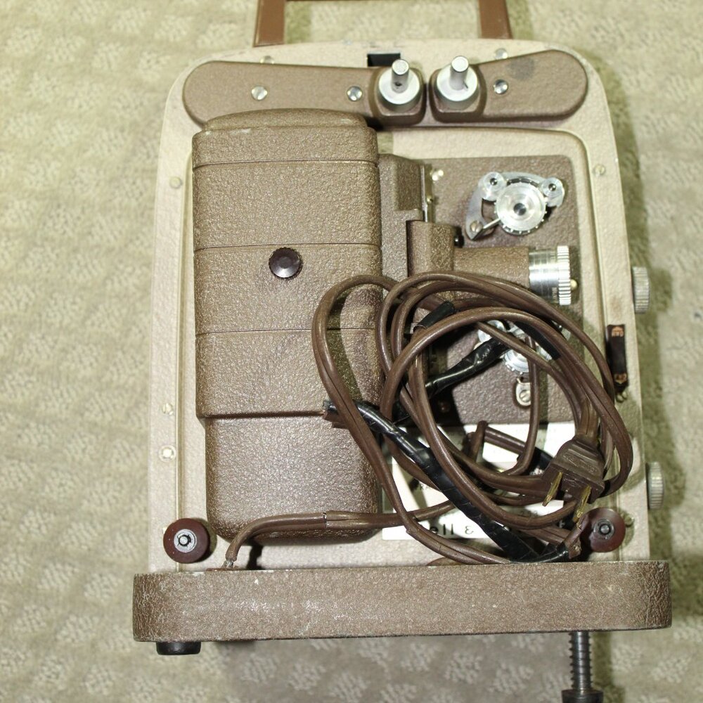 Vintage 50s Bell & Howell 8MM Movie Projector Model 253 AX UNTESTED